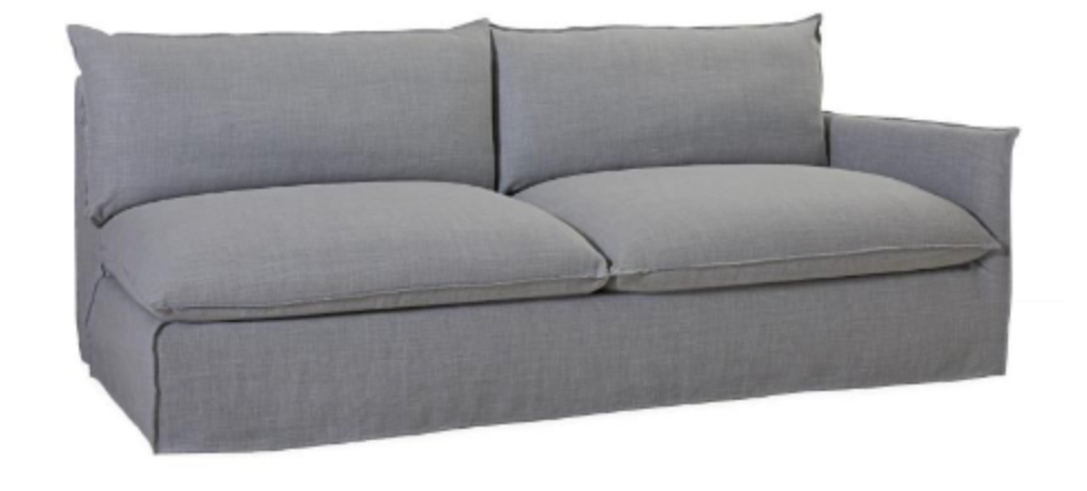 C1957 Slipcovered Sectional Series - Petry Snow