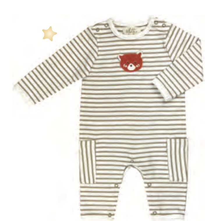 Crochet Rusty Bear Babygro