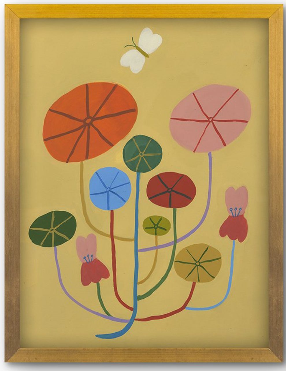 Hello Nasturtium Art