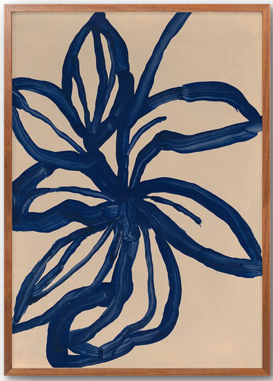 Blue Flower Art