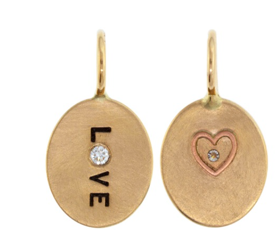 Mini Oval Love Stamp