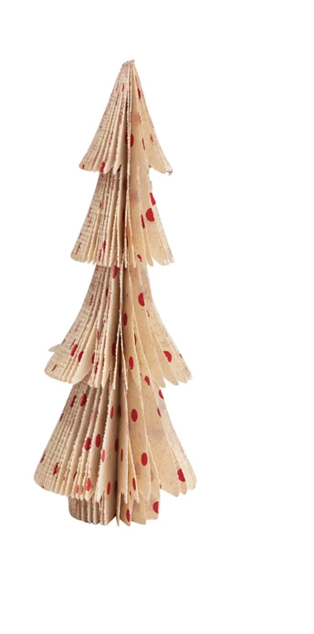 Handmade Recycled Paper Folding Honeycomb Tree with Pattern