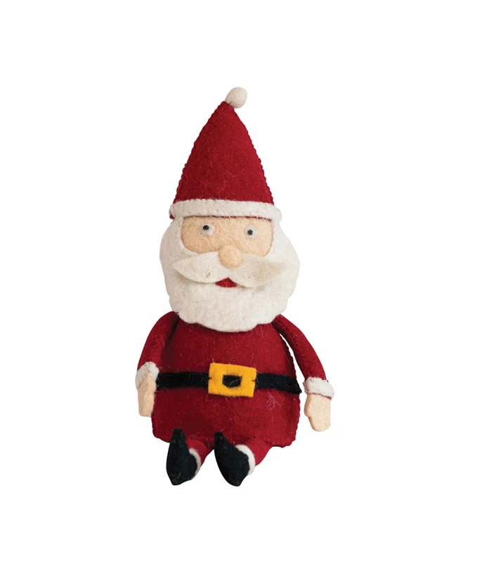 Handmade Wool Felt Santa
