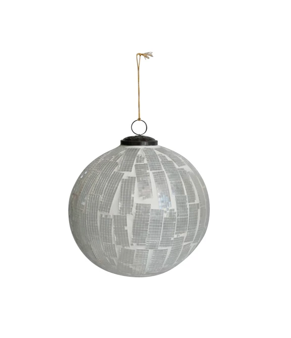 6" Round Mosaic Ornament