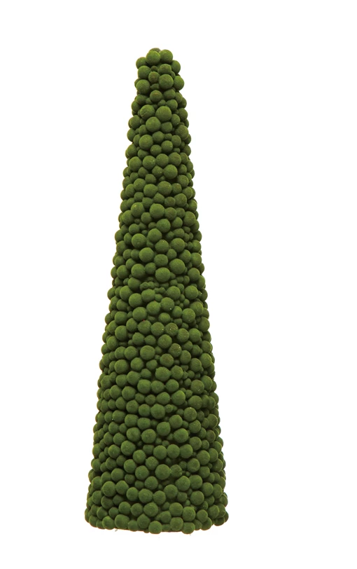 Flocked Foam Ball Tree