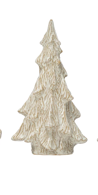 10.5" Reactive Glaze Stoneware Trees