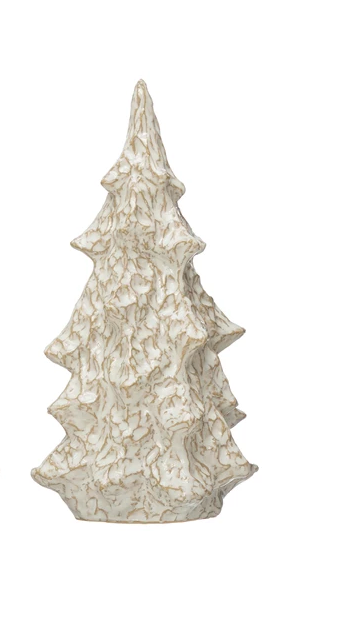 10.5" Reactive Glaze Stoneware Trees