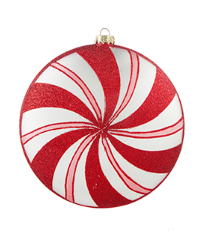PEPPERMINT DISC ORNAMENT