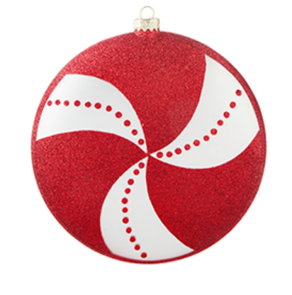 PEPPERMINT DISC ORNAMENT