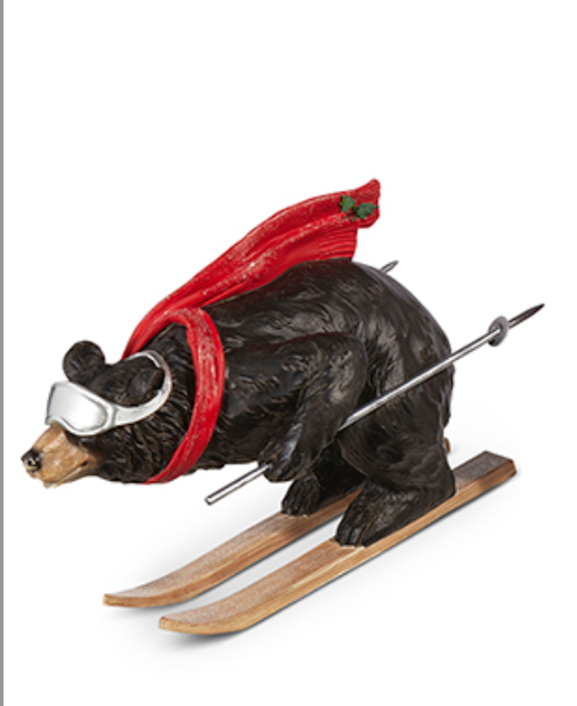 SKIING BLACK BEAR