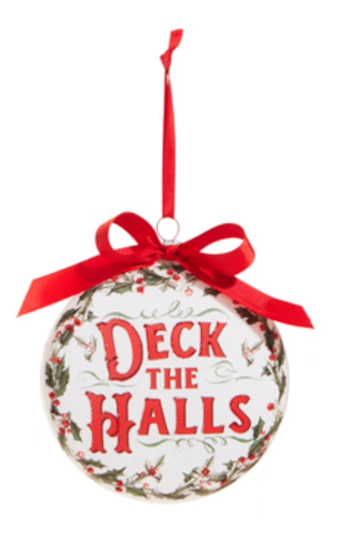 Holiday Greetings Disc Ornament