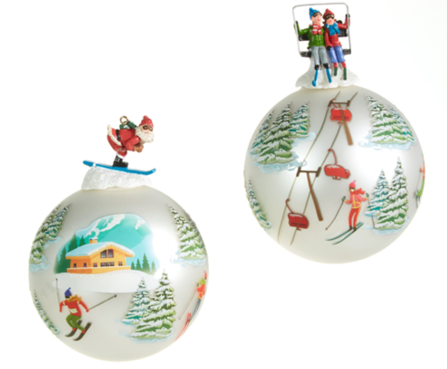 Ski Ball Ornament