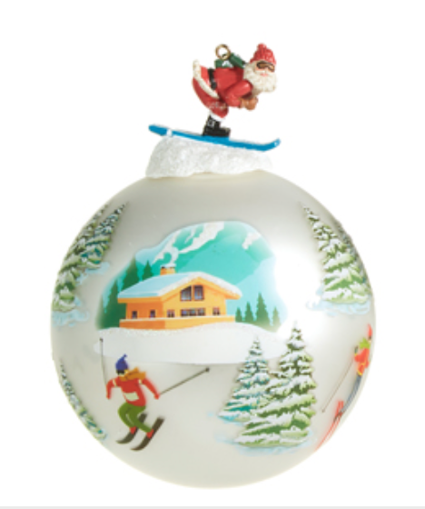 Ski Ball Ornament