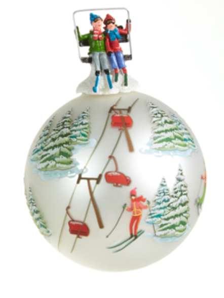 Ski Ball Ornament