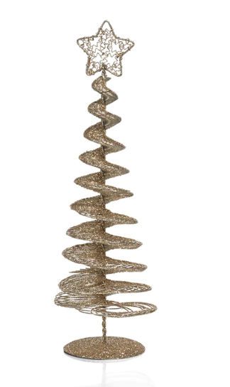 Champagne Swirl Wire Tree