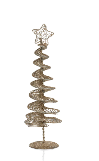 Champagne Swirl Wire Tree