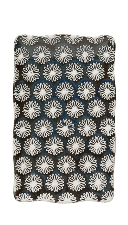 Midnight Blue Stoneware Platter
