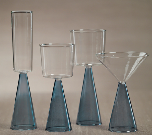 Veneto Glassware Blue Collection