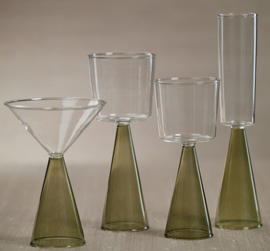 Veneto Glassware  Green Collection