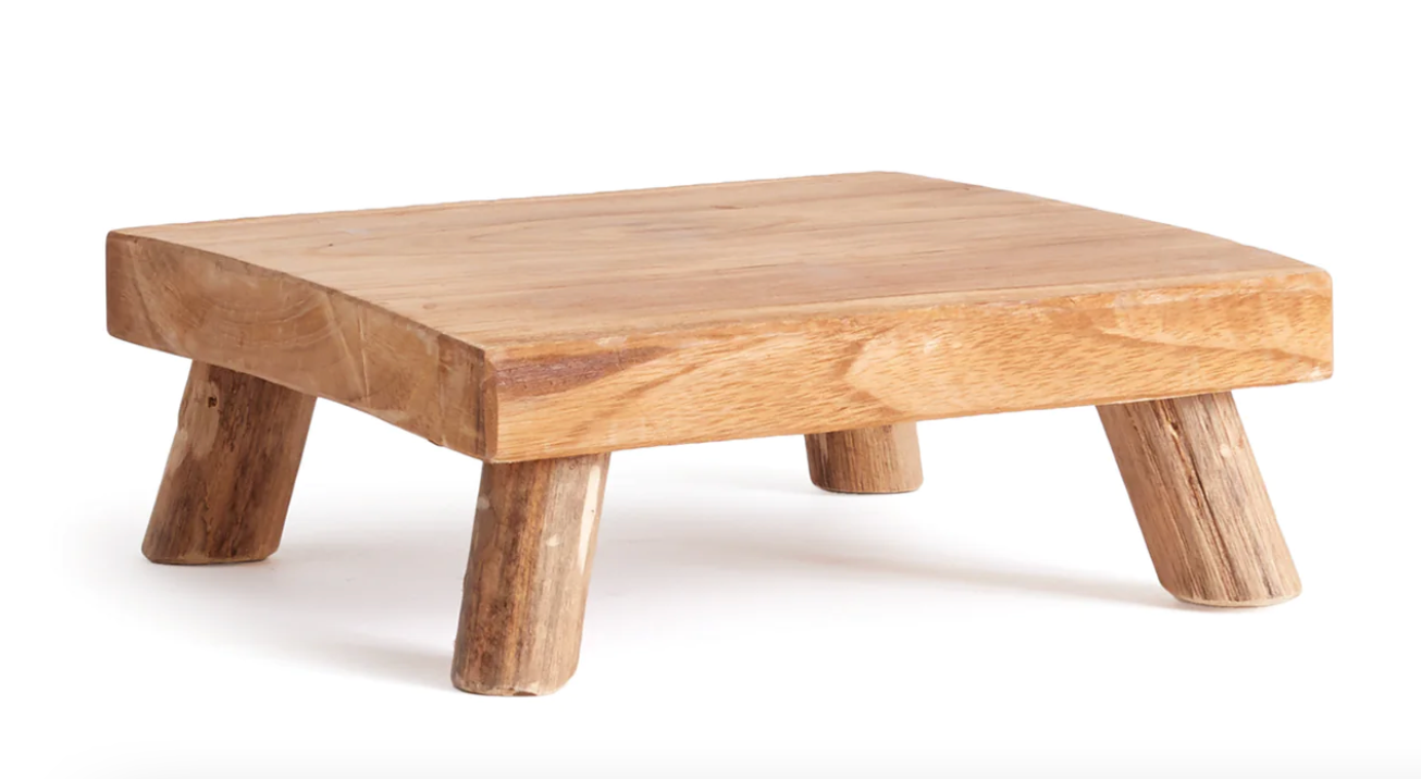 Square Teak Stand
