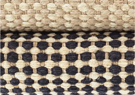 Kuba Black Woven Jute Rug