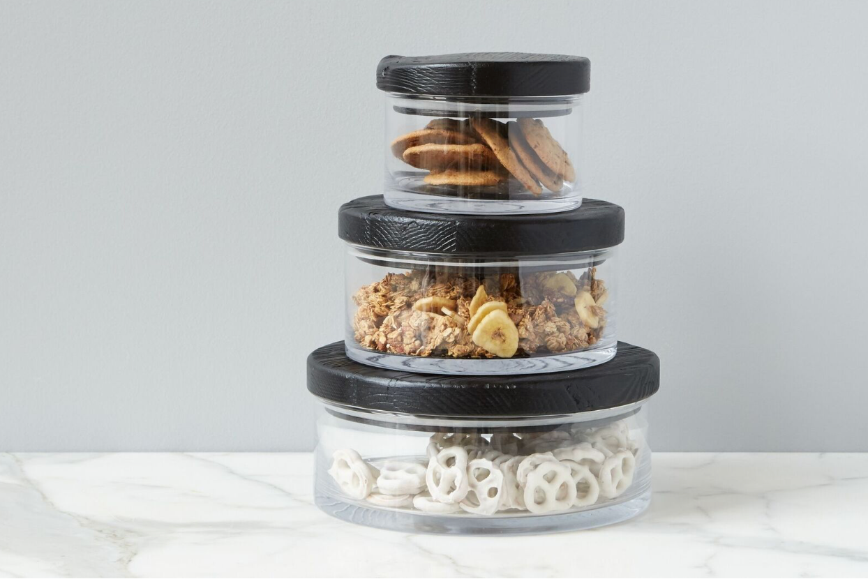 Wood Top Canister