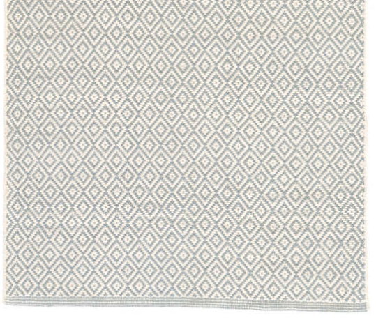 Lattice Woven Cotton Rug