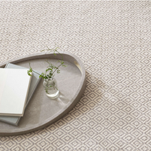 Load image into Gallery viewer, Lattice Woven Cotton Rug
