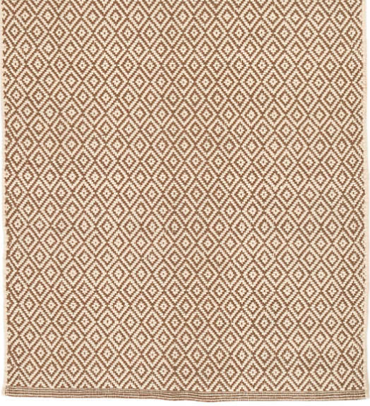 Lattice Woven Cotton Rug
