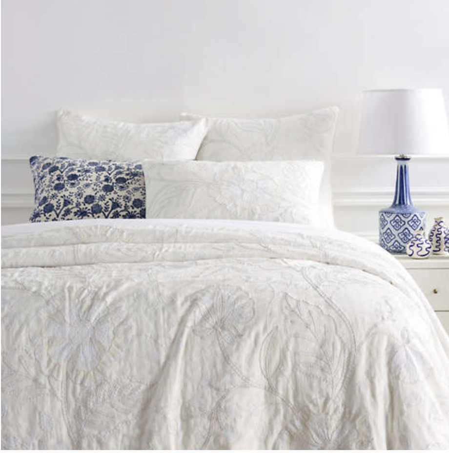 Addison Embroidered Coverlet