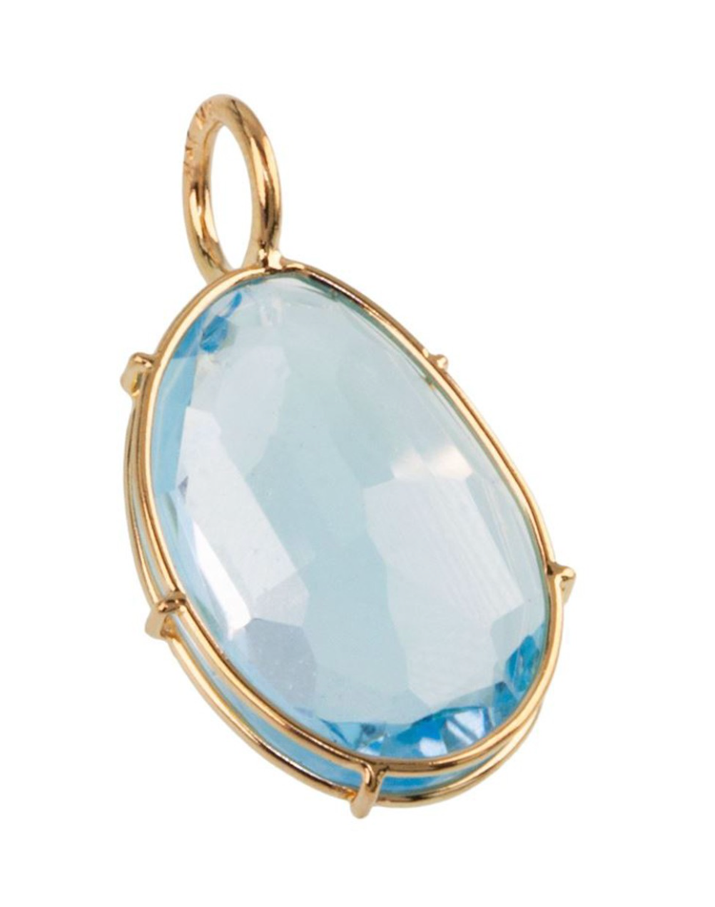 Blue Topaz Charm