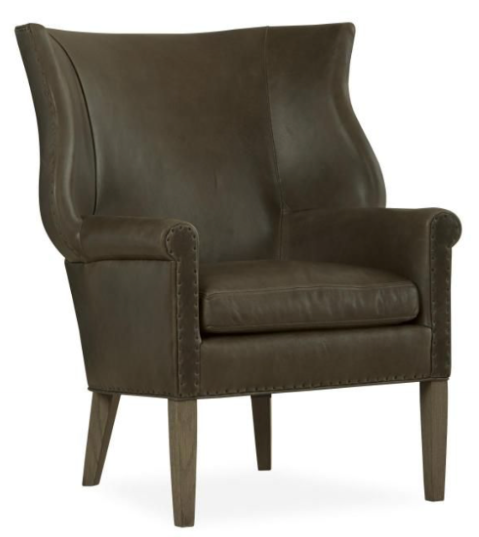 L1863-01 Leather Chair - Serengeti Natural