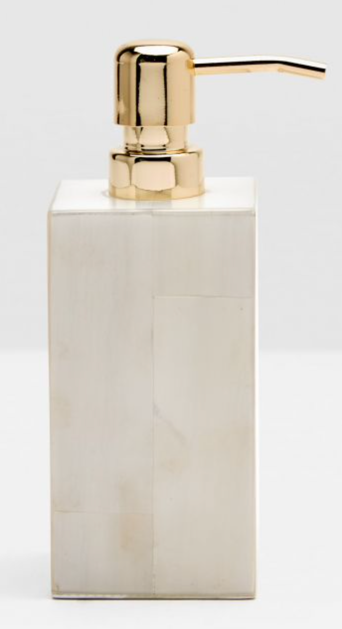 Arles White Faux Horn Bathroom Accessories