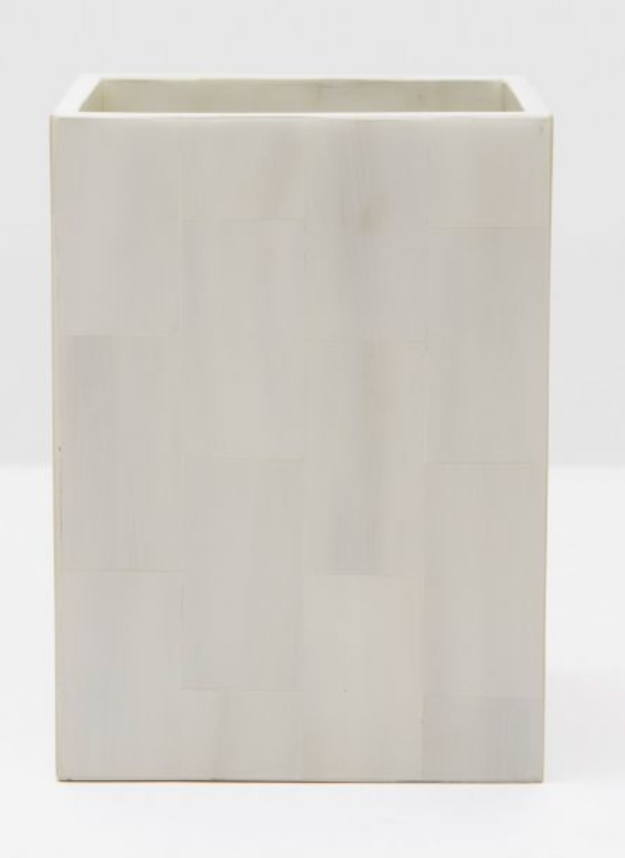 Arles White Faux Horn Bathroom Accessories