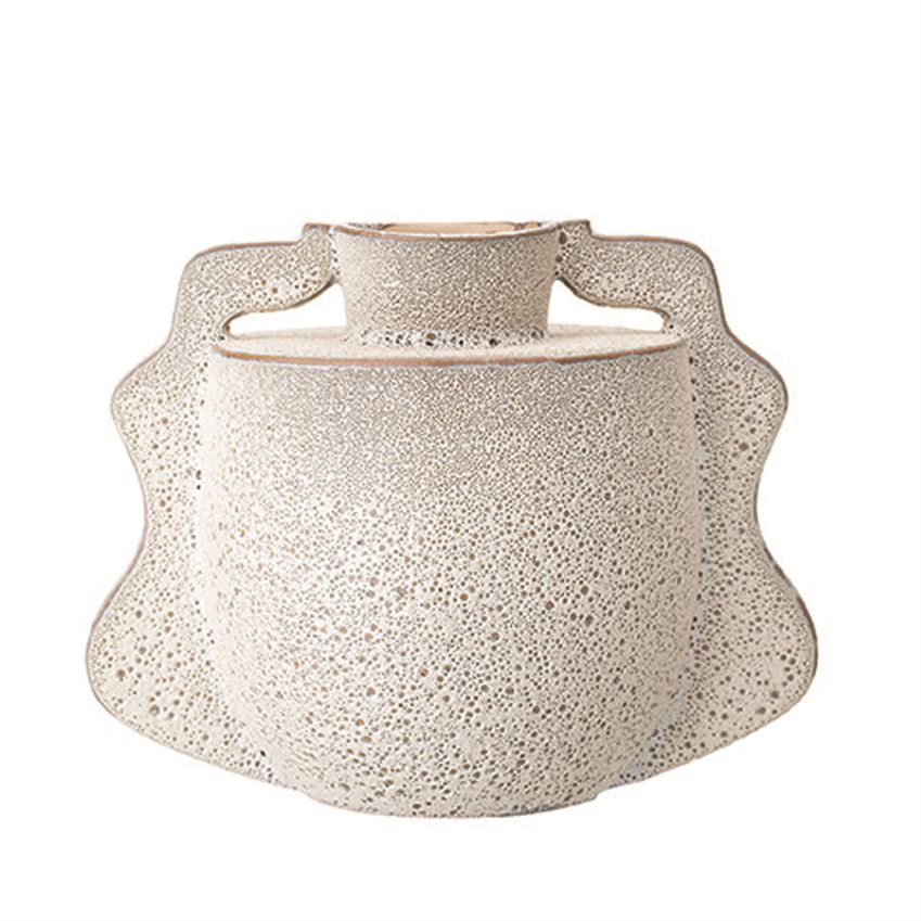 Cream Stoneware Vase