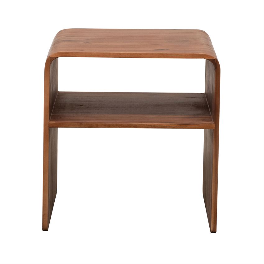 Acacia Wood Table with Shelf