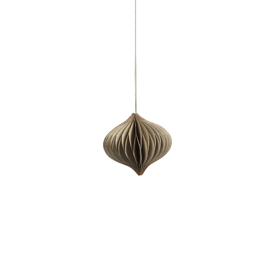 Wish Paper Decorative Onion Shaped Ornament