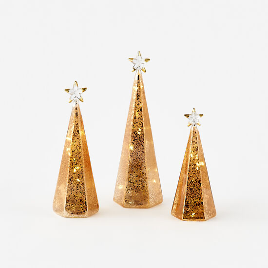 Lighted Gold Tree