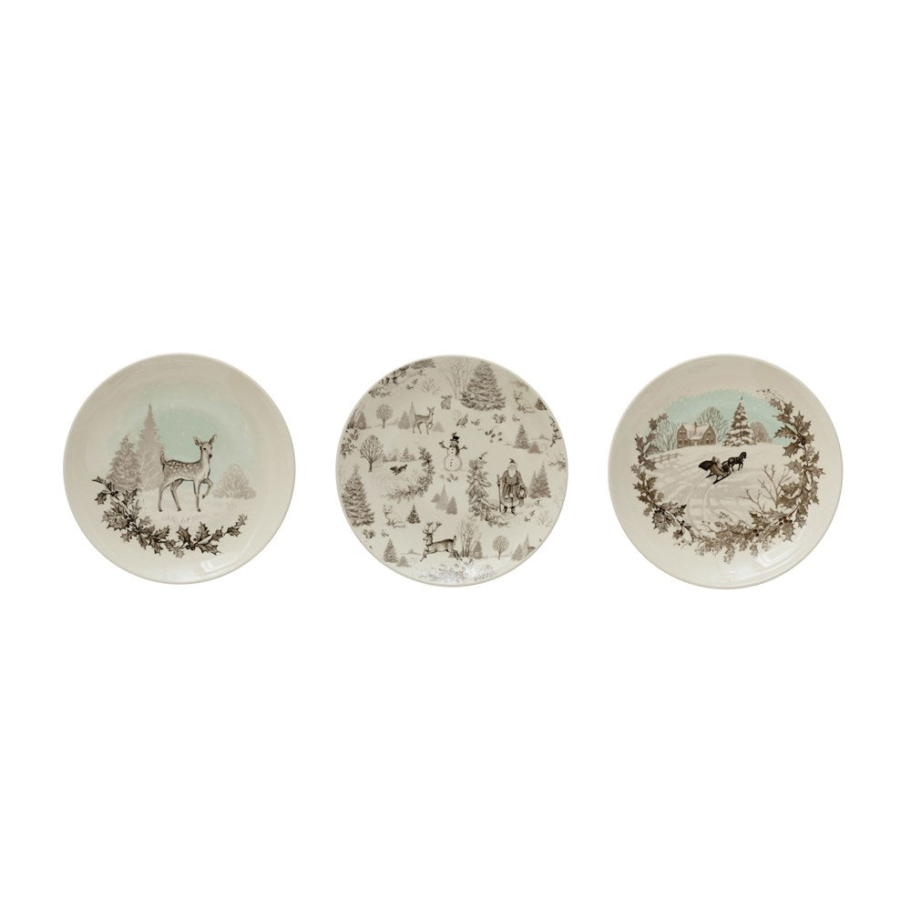 Stoneware Winter Scene