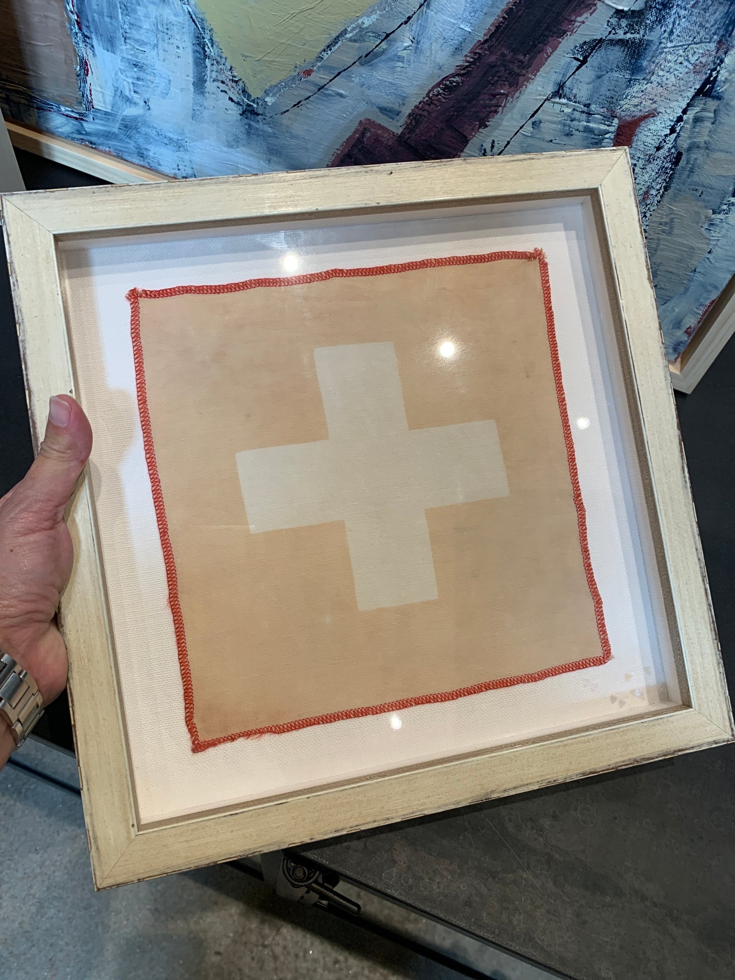 Framed Swiss Flag