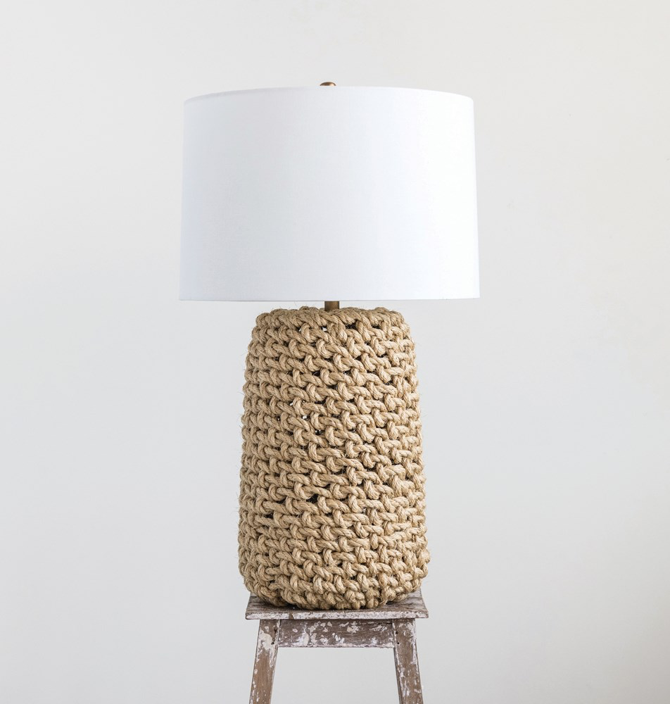 Jute Rope Table Lamp