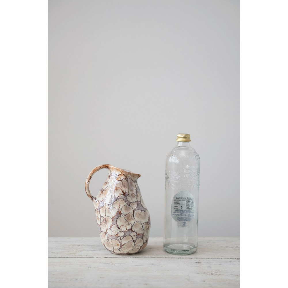 Decorative Stoneware Jug