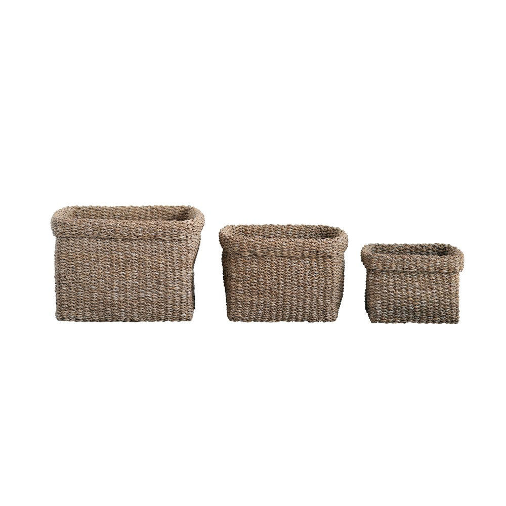 Natural Woven Seagrass Baskets