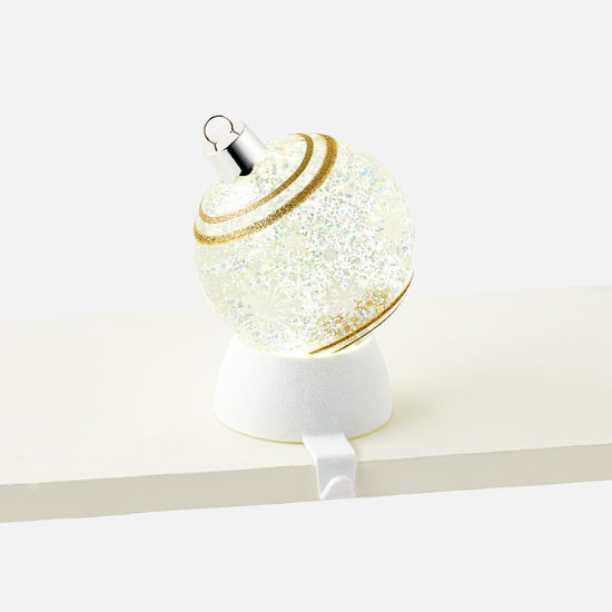 Swirling Glitter Stocking Hanger