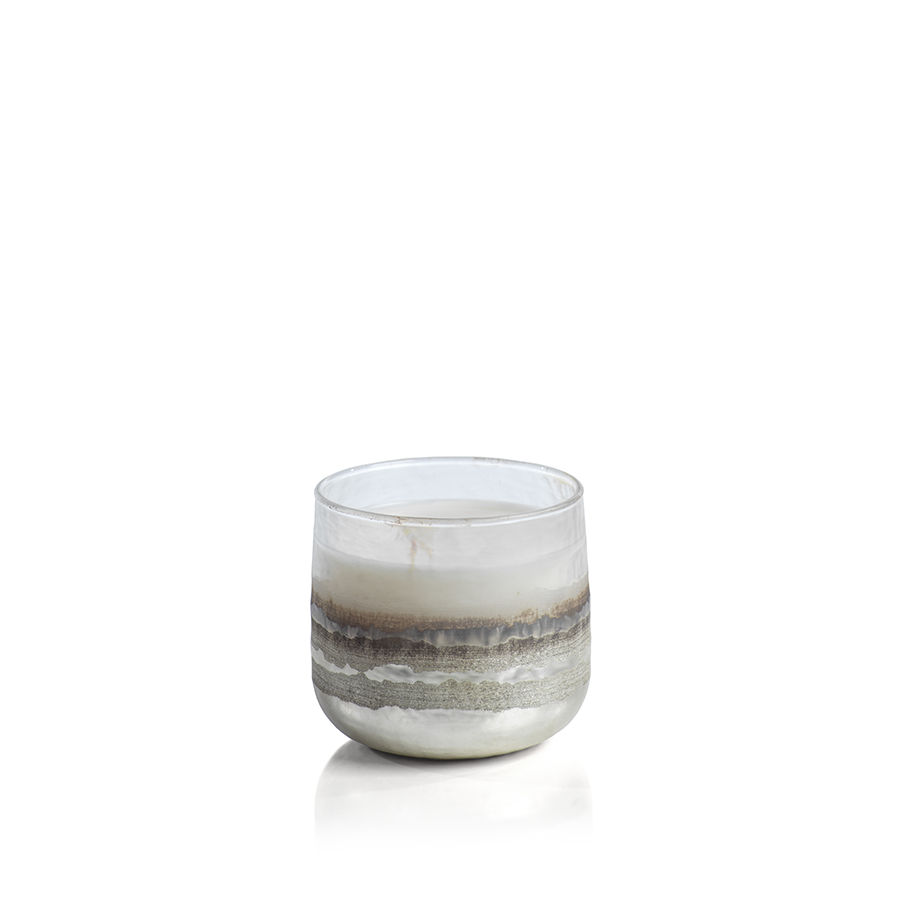 White Smoke Scented Candle Jar