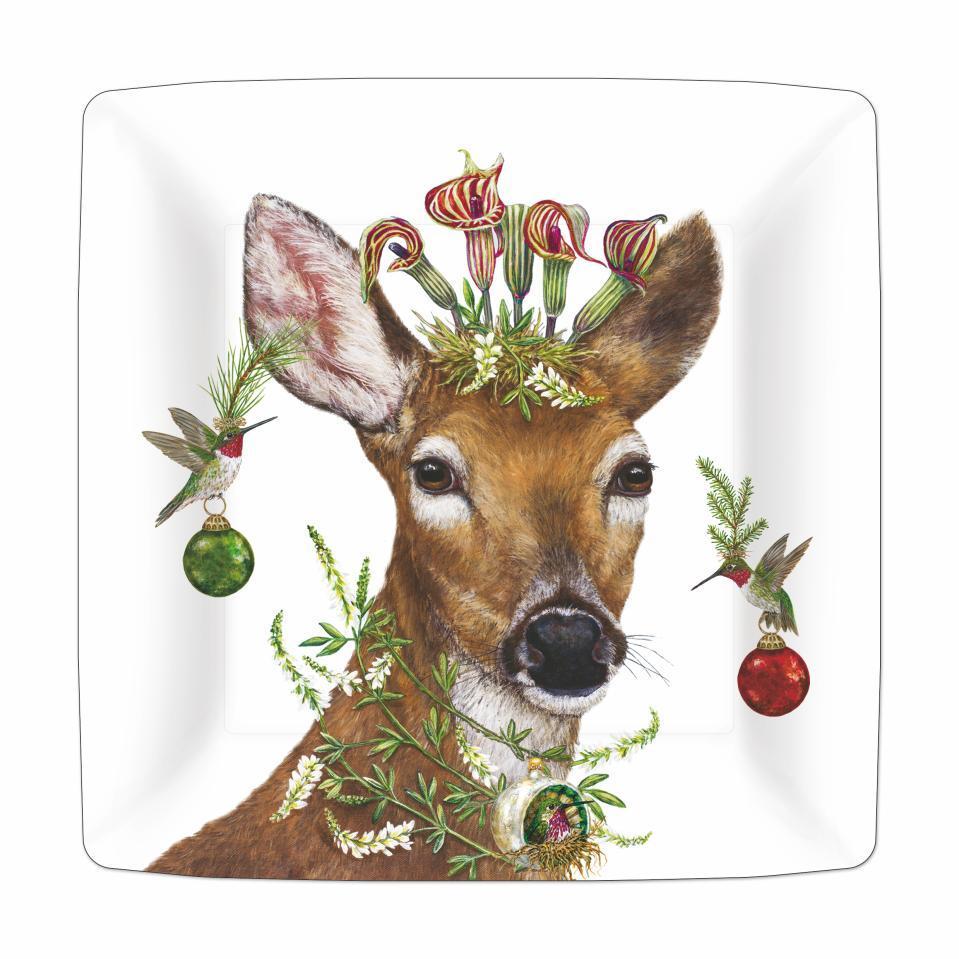 Christmas Princess Paper Plates