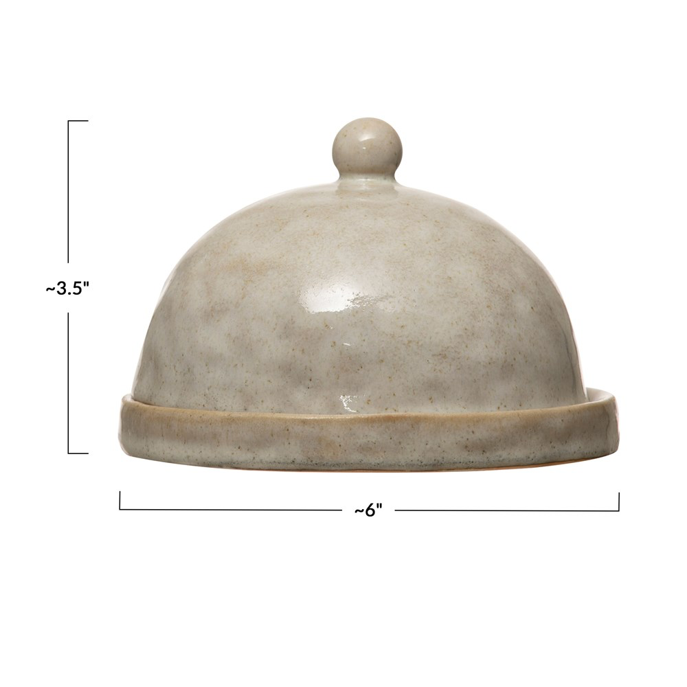 Stoneware Domed Dish