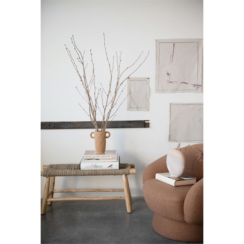 Stoneware Vase with Handles