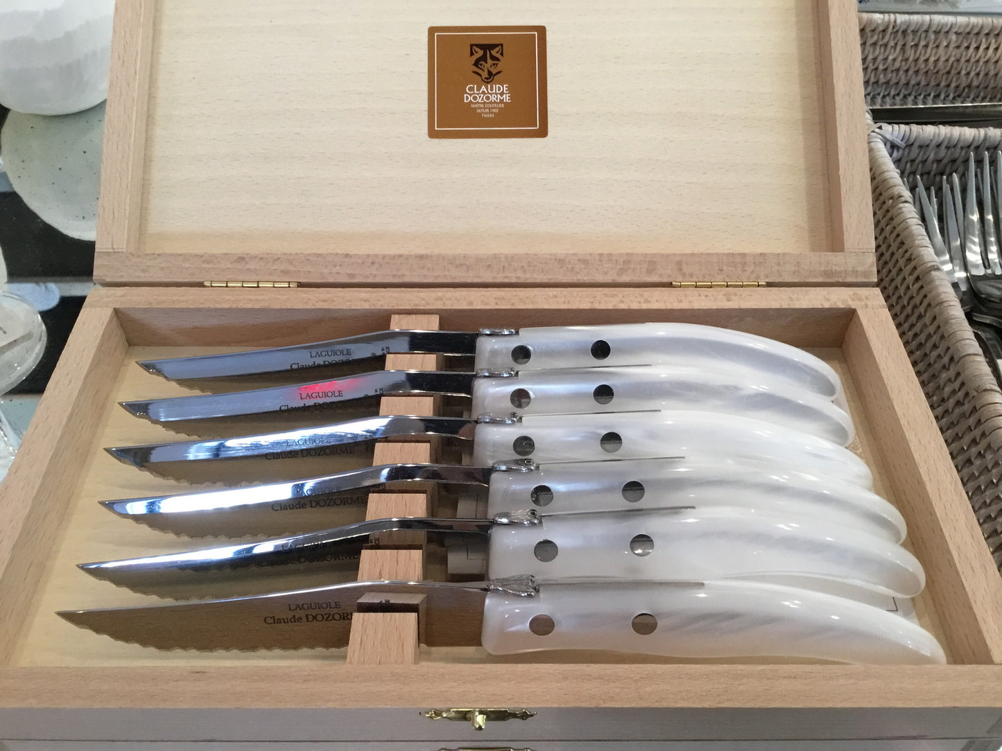 Claude Dozorme Steak Knives Set/6