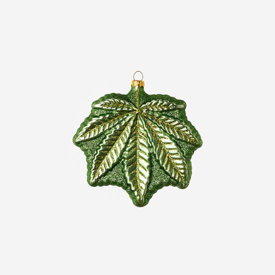 Happy Leaf Ornament